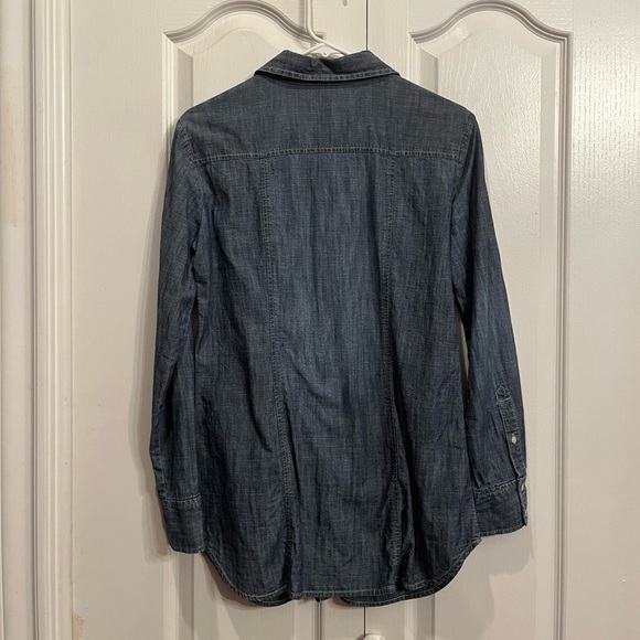 New York & Company denim button up shirt - Picture 2 of 2